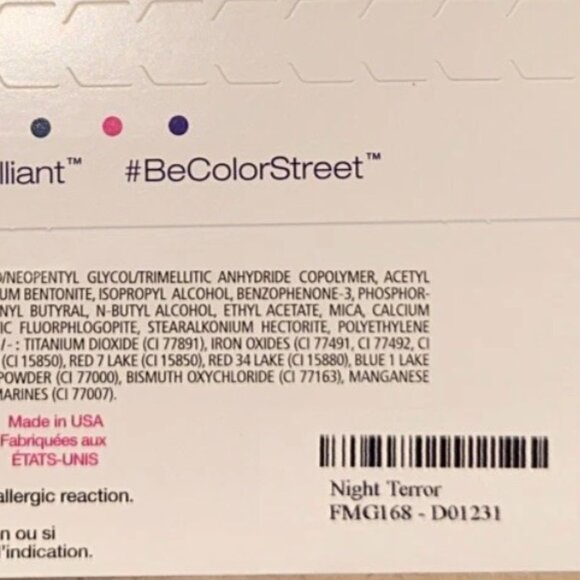 Color Street Nail Strips ~ Night Terror - Picture 4 of 4